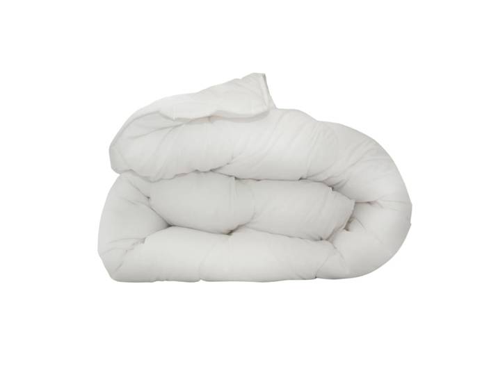 Couette anti-acariens chaude 220 x 240 cm polyester blanc