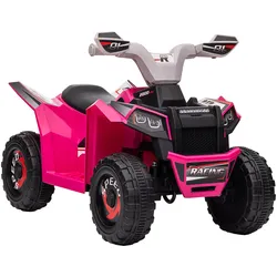 ELEKTRO Kinderquad, Mini Elektroquad mit Vorwärts-, Rückwärtsfunktion, Rosa