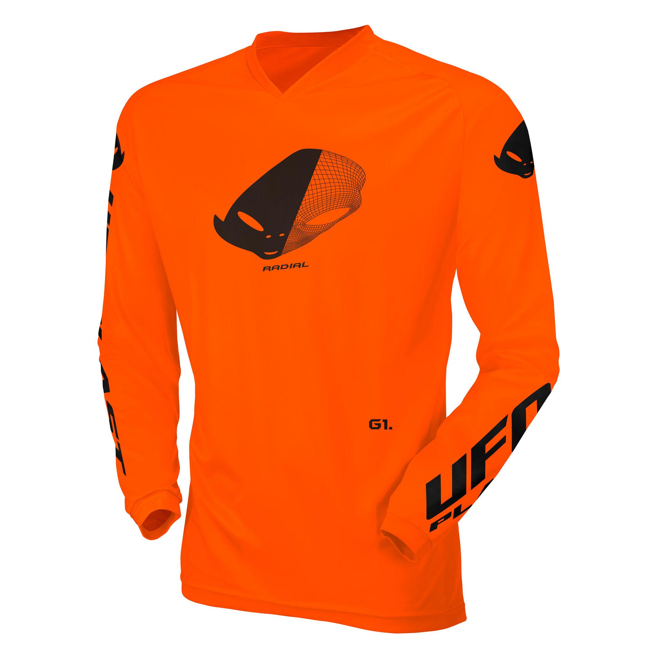 Ufo Plast Ufo Radial T-Shirt Kinder / Junior / Kid Cross Farbe Fluo Orange Grösse Xxxs (XXS) (MG04531FFLUXXXS)
