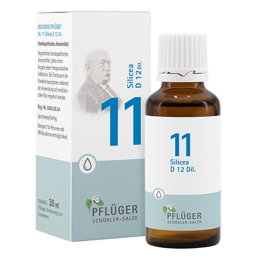 Homöopathisches Laboratorium Alexander Pflüger Gmb Biochemie Pflüger 11 Silicea D12 Tropfen 06324755
