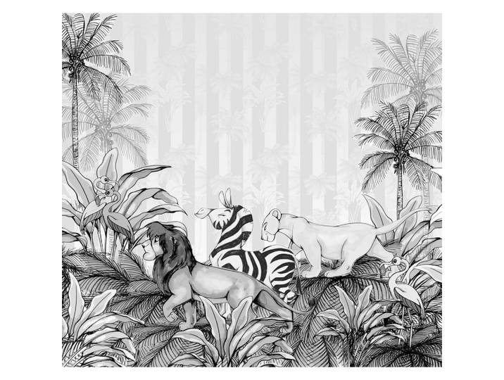 FOTOTAPETE LION KING MONOCHROME