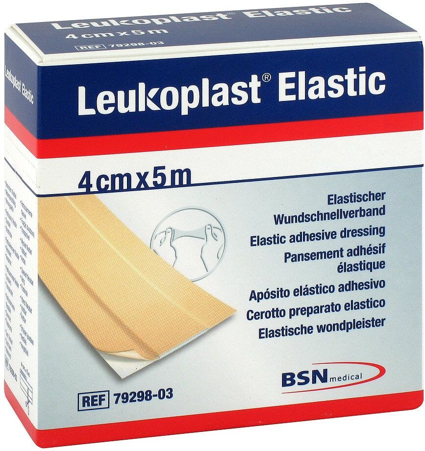 Leukoplast Elastic Pflaster 4 cmx5 m Rolle 1stk