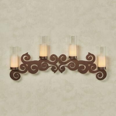Touch Of Class Metal Saint Thomas Wall Sconce Candelabra , Antique Copper