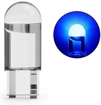Inspired Finds Canbus T10 LED Glass COB 6000K Car Light Bulb 5W For Dome Reading And License Plate blue 10pcs