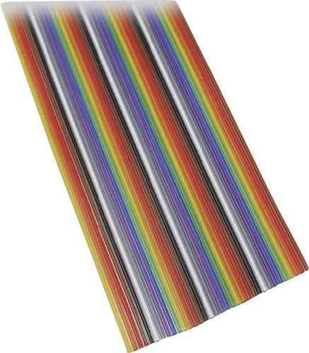 BKL Electronic 10120158/3 Flachbandkabel Rastermaß: 1.27mm 16 x 0.08mm² Bunt 3m