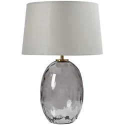 TISCHLEUCHTE Grau/Transparent Bonelli