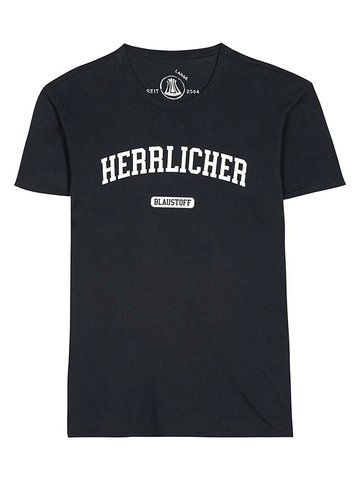Herrlicher Shirt in Schwarz - M