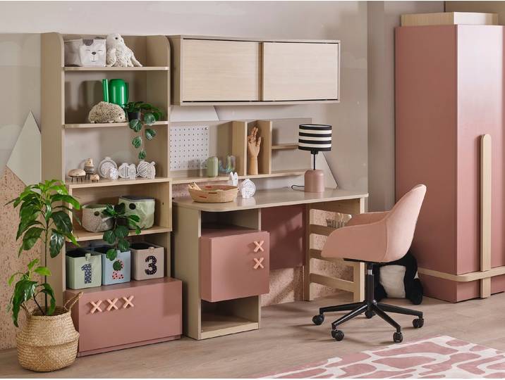 Möbel-Zeit Jugendzimmer-Set Kupa NORDIC, Kinderzimmer Set, 4-tlg.