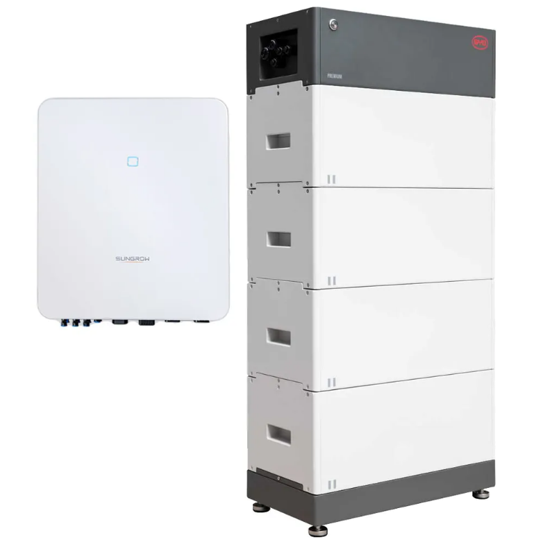 Sungrow HV SH5.0RT 5kW Hybrid Wechselrichter mit 11,04kWh Batteriespeicher-Set