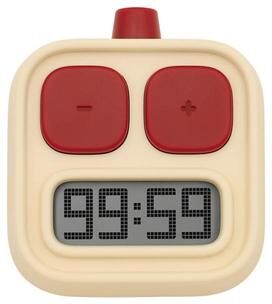 Everyday Crate Robot Kids Magnetic Kitchen & Time Management Countdown Timer yellow