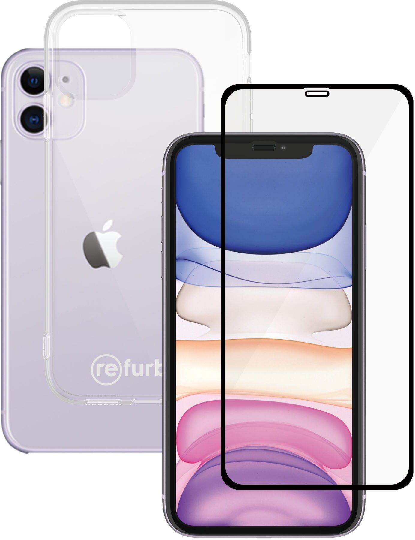 Hülle transparent & Displayschutz   PanzerGlass™   iPhone 11 - Refurbished