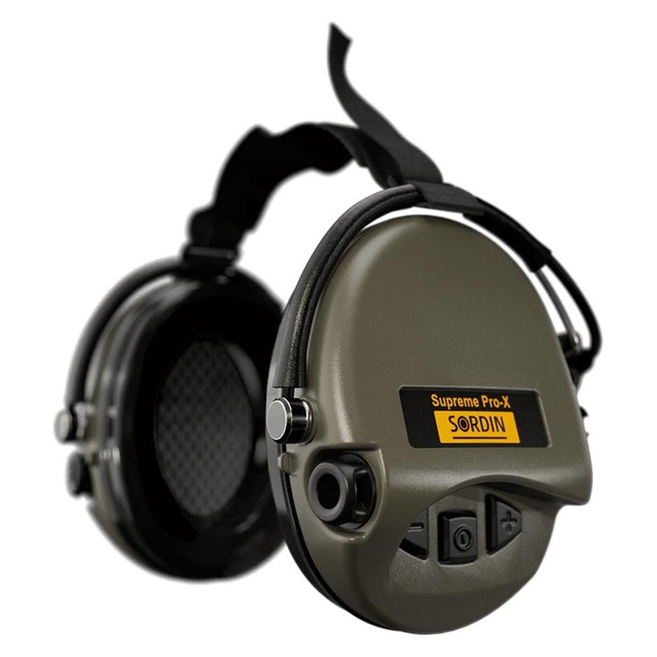 Sordin Active Hearing Protectors Supreme Pro-X Neckband Green (62759216)