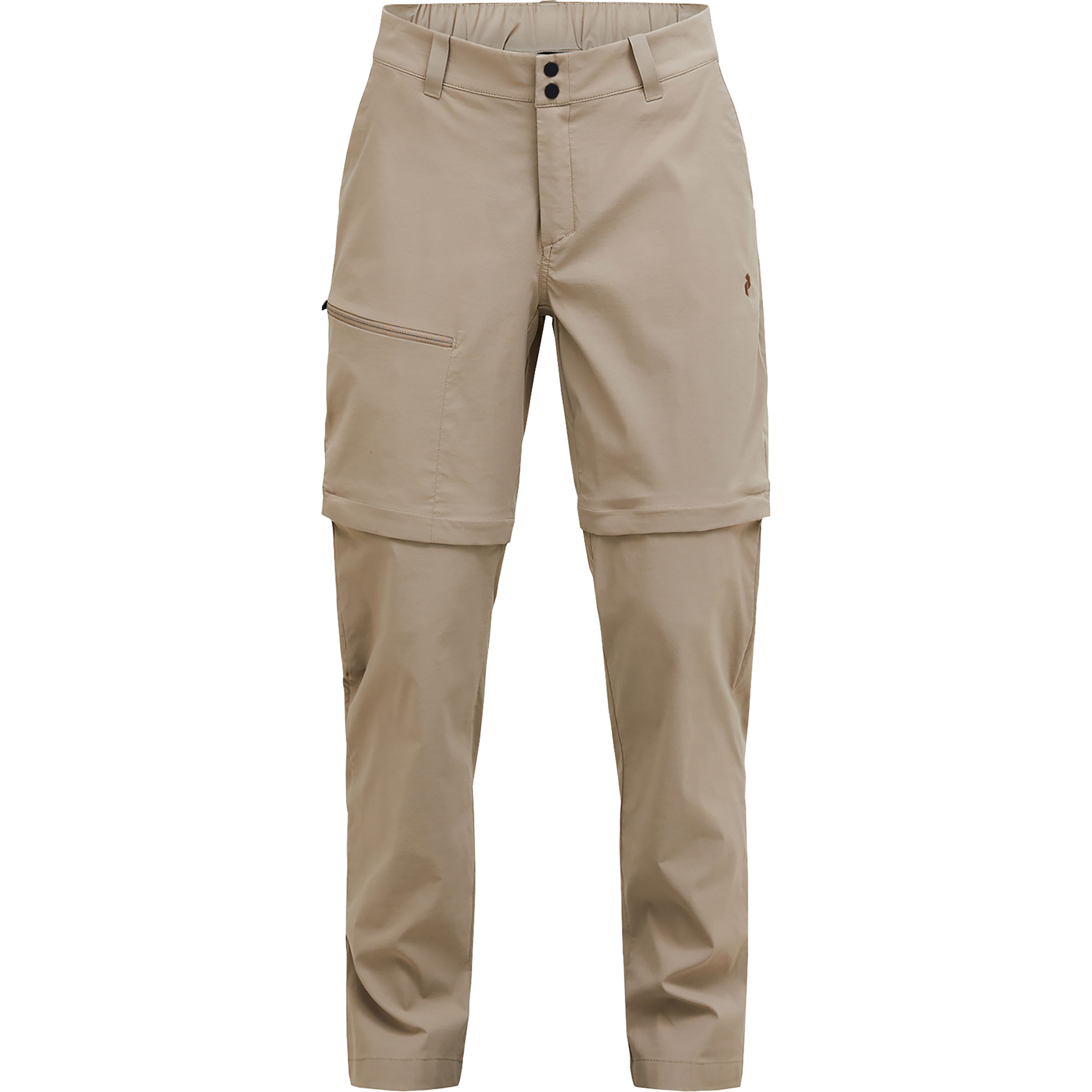 Peak Performance Iconiq Zip-Off Hose Damen Jeans & Freizeithose beige Größe S Lifestyle Schnell trocknend Wasserabweisend