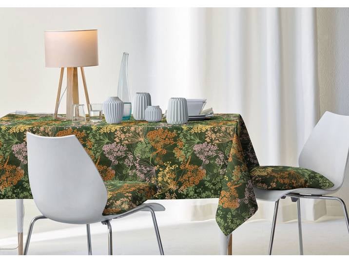 Nappe Automne type D 100 x 100cm Vert/Vert