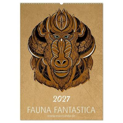 Fauna Fantastica (Wandkalender 2027 DIN A2 hoch), CALVENDO Monatskalender