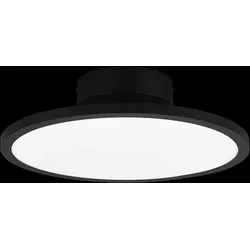 Trio 640910132 LED-Deckenleuchte Tray 1x29W | 3550lm | 3000K - dimmbar, schwarz