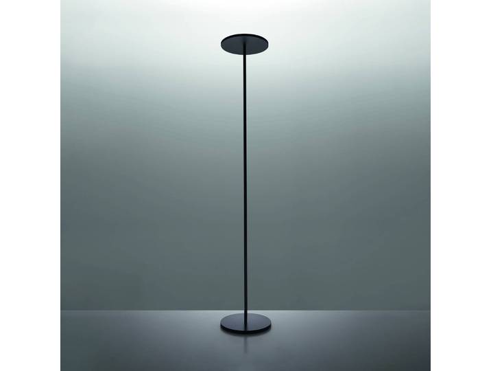 Artemide Deckenfluter Athena, dimmbar, schwarz, für Wohn- / Esszimmer, Aluminium, Design