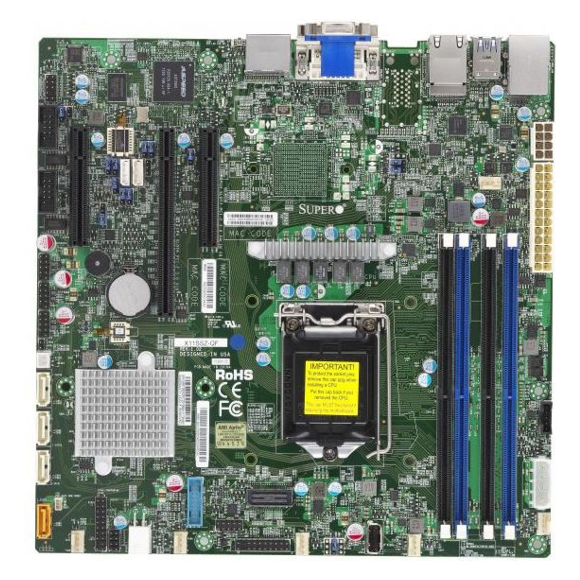 Supermicro X11SSZ-QF (LGA 1151, Intel Q170 Express, mATX) (MBD-X11SSZ-QF-B)