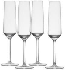 Zwiesel Glas Pure Crystal Glass, 15.7 Oz. Beaujolais (Set of 4), Clear