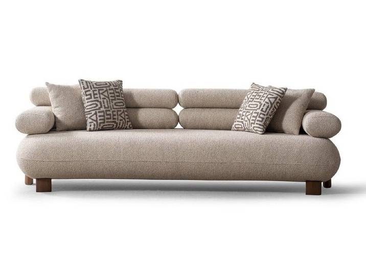 Xlmoebel 3-Sitzer Moderner 3-Sitzer Sofa Stil Grau Luxuriöse Bequem Schick Gemütlich, 1 Teile, Luxuriöse Bequemlichkeit