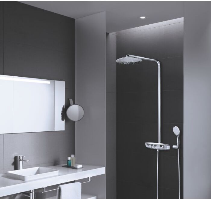 Grohe Rainshower Smartcontrol 360 Duo 26250000 Duschsystem, chrom, mit Thermostat
