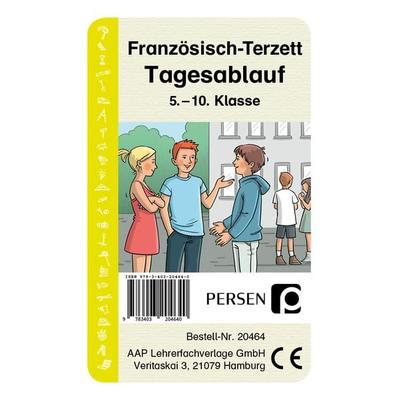 Französisch-Terzett: Tagesablauf, Game von Renata Puddu, Persen Verlag in der AAP Lehrerwelt GmbH, 978-3-403-20464-0