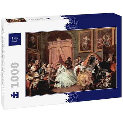 Lais Puzzle William Hogarth - Gemäldezyklus »Mariage à la Mode«, Szene: Morgendlicher Empfang der Comtesse 1000 Teile