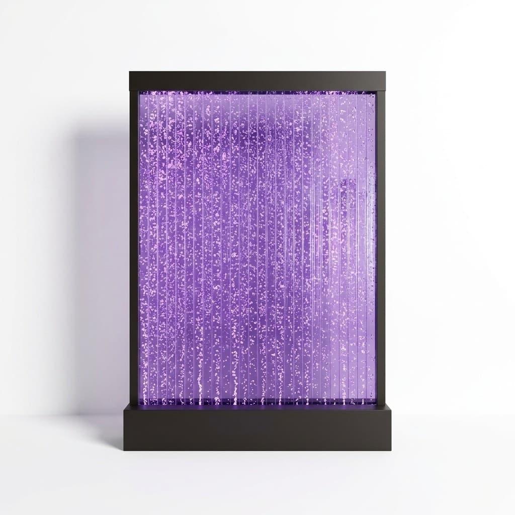 Wandpaneel Trennwand Wasser Wand LED Wasserwand Design Beleuchtet 250x200 Wände
