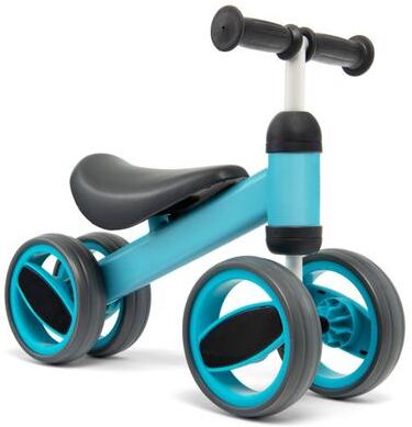 Costway 4 Wheels Baby Balance Bike Toy-Blue