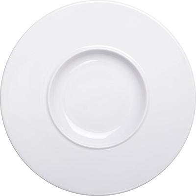 Lubiana Set 6 Pasta-/Dessertteller, flach, Serie Muza, weiß, Ø 300 mm