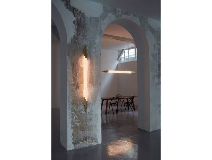 Org Wandleuchte 1050 Gold - DCW - Wohnzimmer - Glas