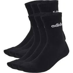 6er Pack adidas Performance Linear Cushioned Crew Socken JL6094 - black/white 31-33