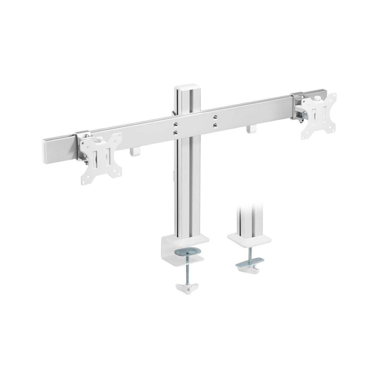 InLine Alumium Monitor-Tischhalterung für 2 Monitore bis 32", 8kg