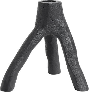 Muubs Aion Lysestage I Støbejern - 13,4 Cm