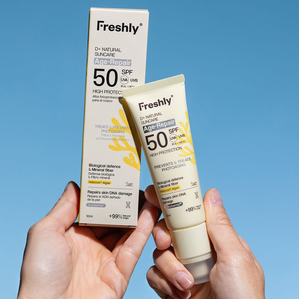 Freshly Cosmetics D+ Natural Suncare age-repair SPF50 50 ml