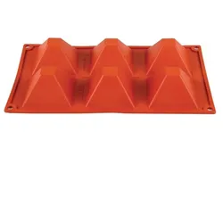 Pavoni Formaflex Backform Silikon 6 Pyramiden
