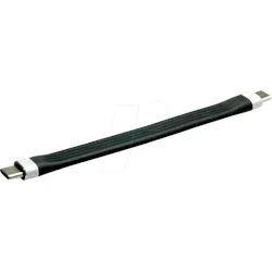 ROLINE 11029054 - Sync- & Ladekabel, USB-CTM -> USB-CTM, PD, 11 cm