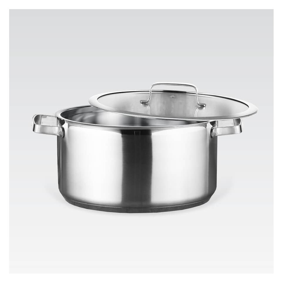 Maestro Garnek z pokrywką MR-3514-20 2,5 L 20 cm Indukcja Stal nierdzewna (Kochtopf, Edelstahl) (MR-3514-20)