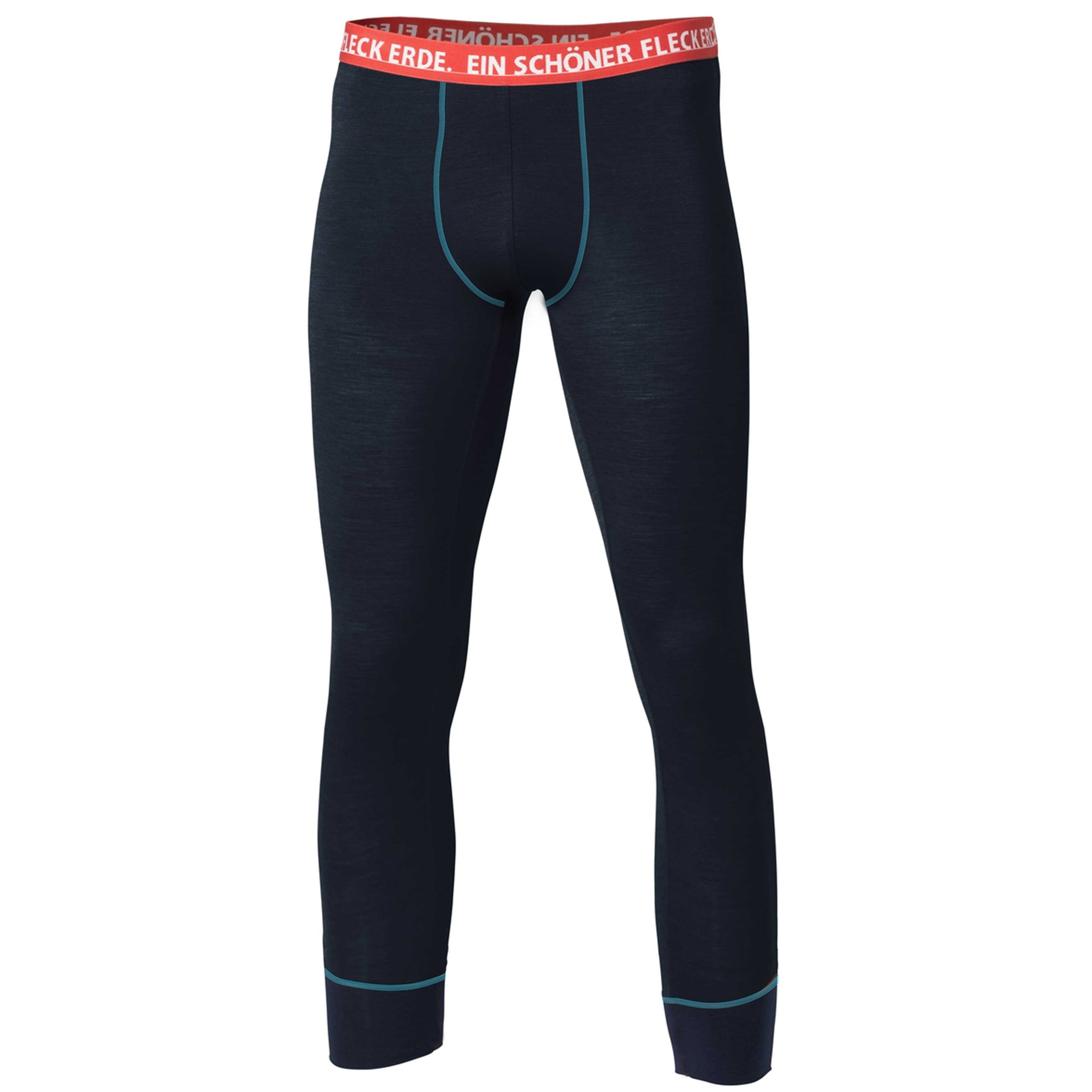 Ein schöner Fleck Erde Alpin 7/8 Hose Herren Lange Unterhose blau Größe S Skifahren Hautfreundlich Merinowolle | Lyocell (Tencel)