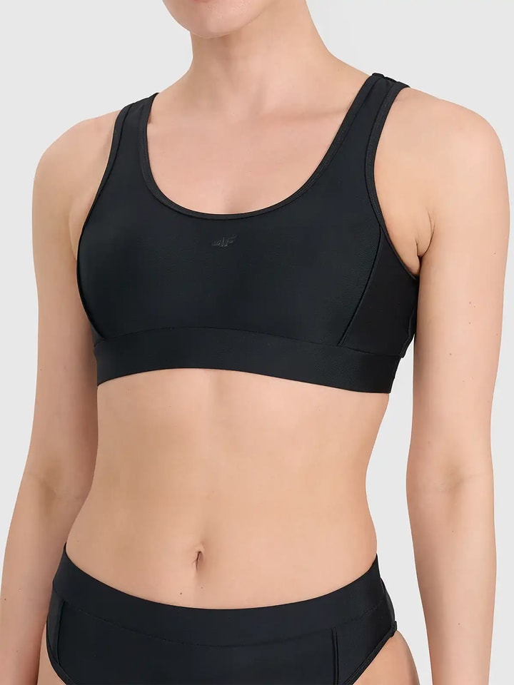 4F Bikini-Oberteil in Schwarz - M
