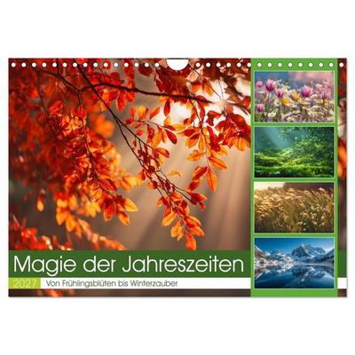 Magie der Jahreszeiten (Wandkalender 2027 DIN A4 quer), CALVENDO Monatskalender