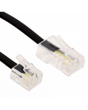 Helos Netzwerkkabel RJ-45 M bis RJ-11 M 3 m Schwarz (014236)