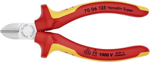 Knipex 70 06 125 VDE Seitenschneider mit Facette 125 mm