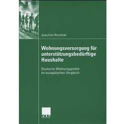 Wohungsversorgung für unterstützungsbedürftige Haushalte, Fachbücher