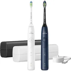 PHILIPS Sonicare HX7119/01 Series 5500 Elektrische Zahnbürste Marineblau/Weiß, Reinigungstechnologie: Schalltechnologie