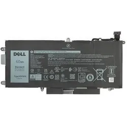 Dell Battery 60WHR, 4 Cell (4 Zellen), Notebook Akku, Schwarz