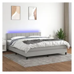 vidaXL, Boxspringbett, Vabeles (Block mit Quadraten) (180 x 200 cm)