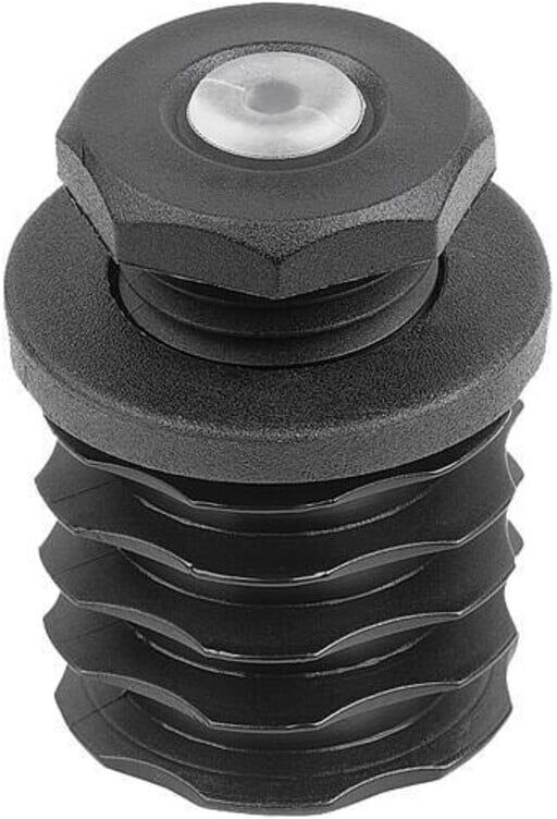 KIPP Justierstopfen Form A rund Ø 60mm Polyamid schwarz (K2034.00601520)