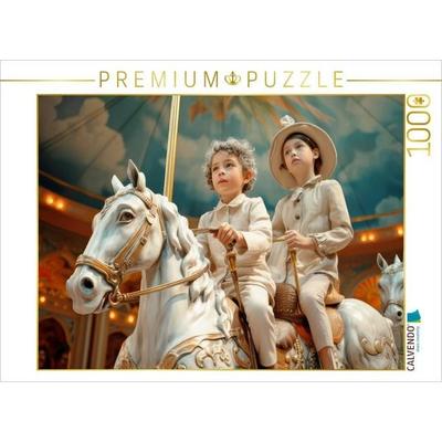 CALVENDO Puzzle Karussell | 1000 Teile Lege-Größe 64x48cm Foto-Puzzle für glückliche Stunden