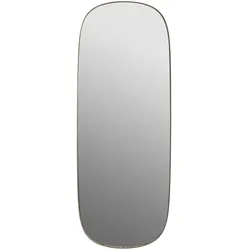 Muuto Framed Spiegel, large, taupe / glasklar